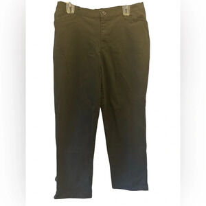 Lee All Day Pant black bootcut short chino pants